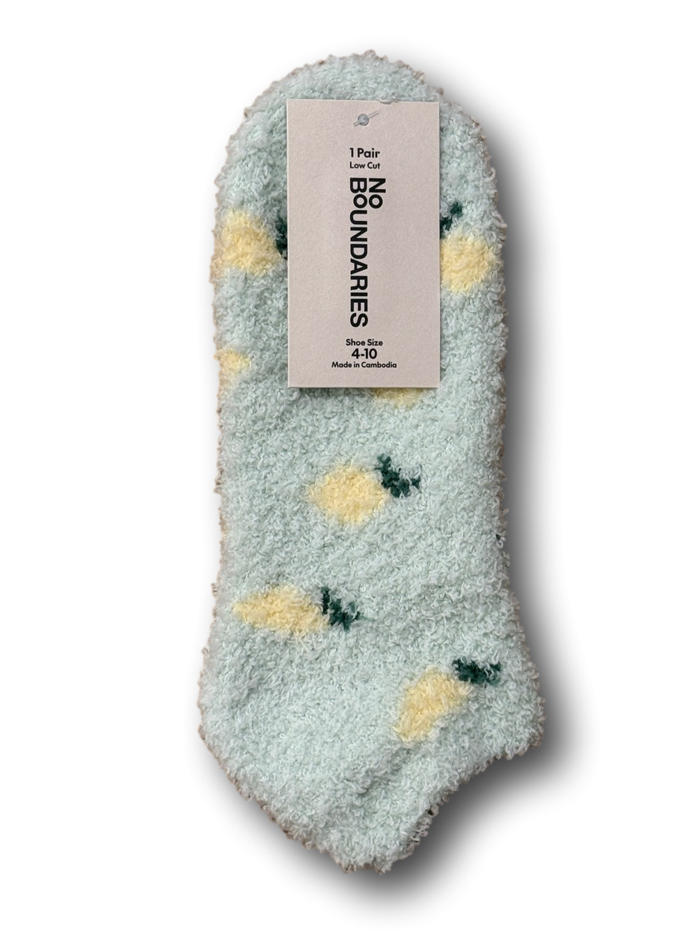 3/$15 Lemons Funny Novelty Low Cut Cozy Fashion Socks - NWT